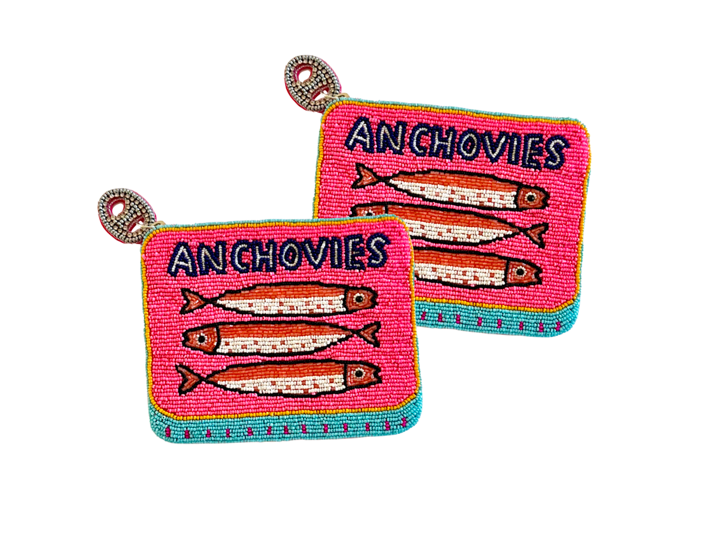 Lily Posh Beaded Anchovies Coin Purse