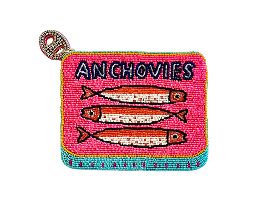 Lily Posh Beaded Anchovies Coin Purse