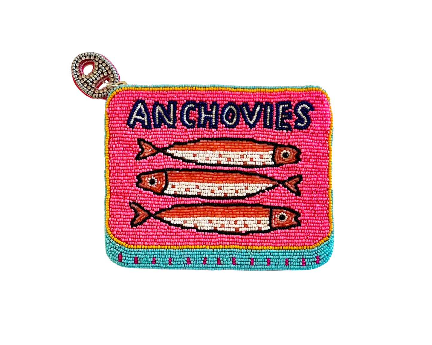 Lily Posh Beaded Anchovies Coin Purse