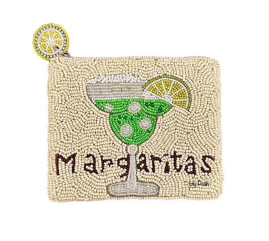 Lily Posh Beaded Margaritas Coin Purse